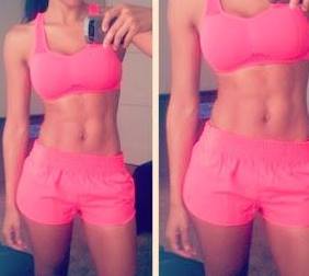Chicks in sports bras