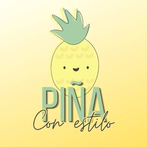 Piña con estilo
