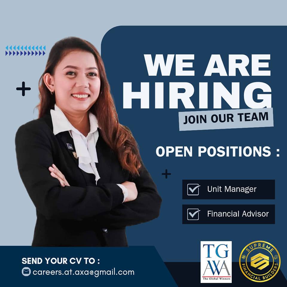 Careers at AXA Mindoro | Calapan