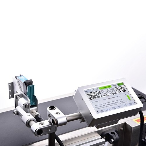 #TIJ Printing on #Semi automatic #round_Bottle sticker #labeling ...