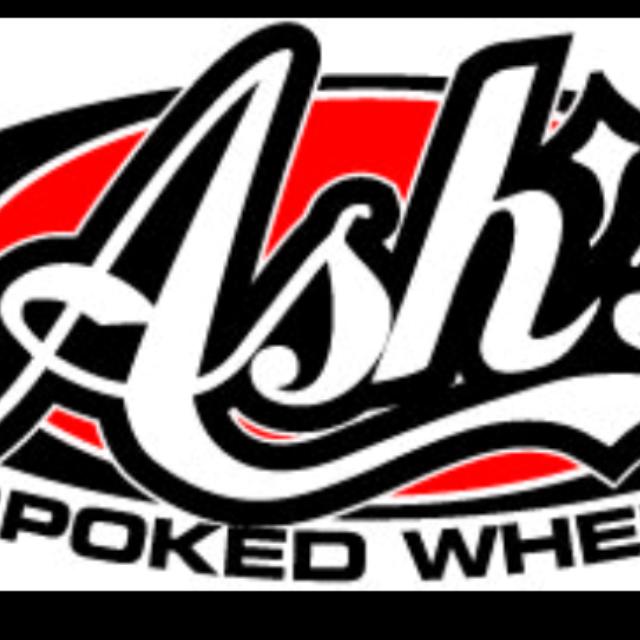 Ashs Spoked Wheelz - KTM 85 mini motard wheel set, EZE orange billet ...