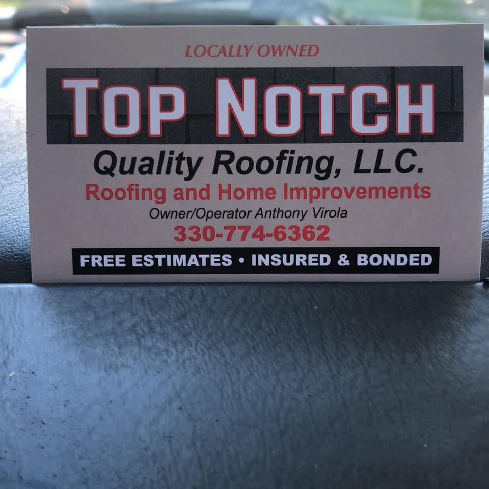 Top Notch Quality Roofing, LLC | Youngstown OH