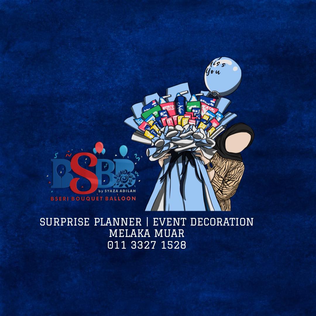 Bseri bouquet & balloon | Kampong Tengah