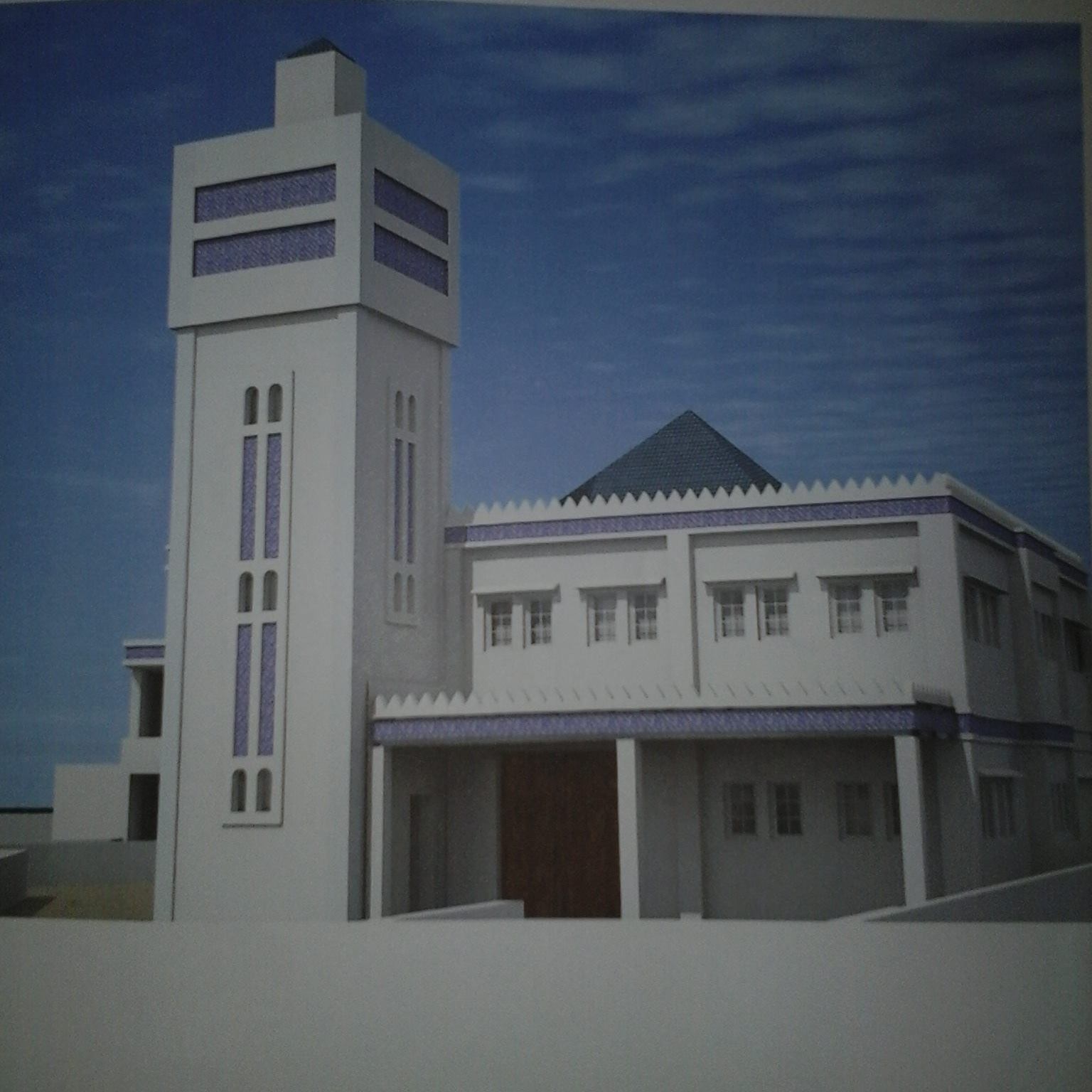 إعادة بناء مسجد جامع ادلم