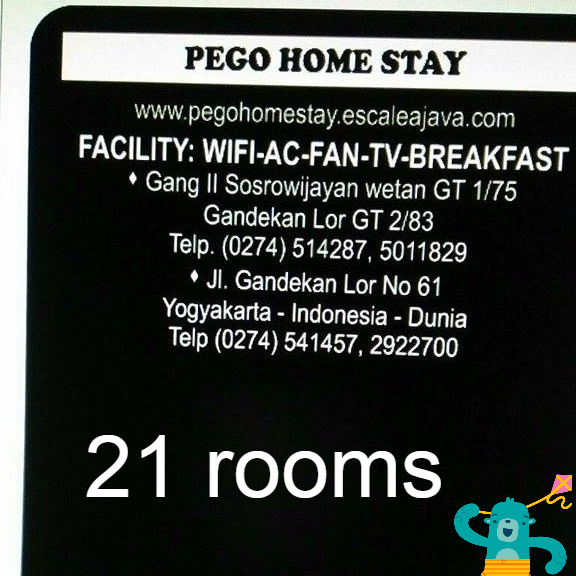 pego homestay gandekan lor
