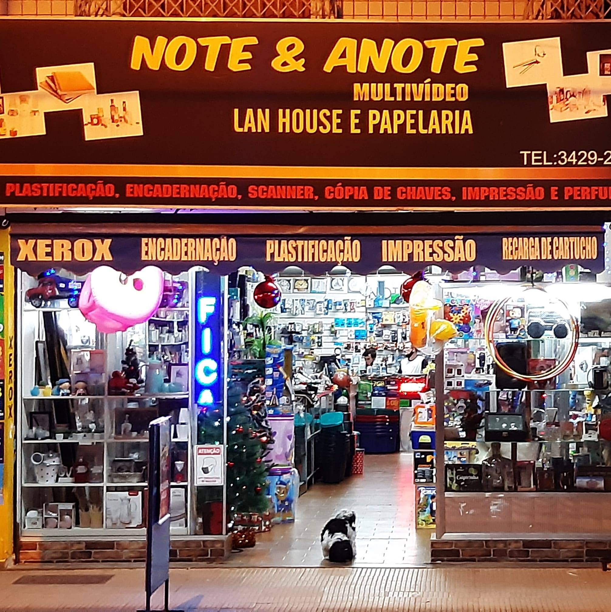 Note & Anote Multivideo Lan House e Papelaria | Cataguases MG