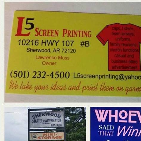 L5 Screen Printing | Sherwood AR