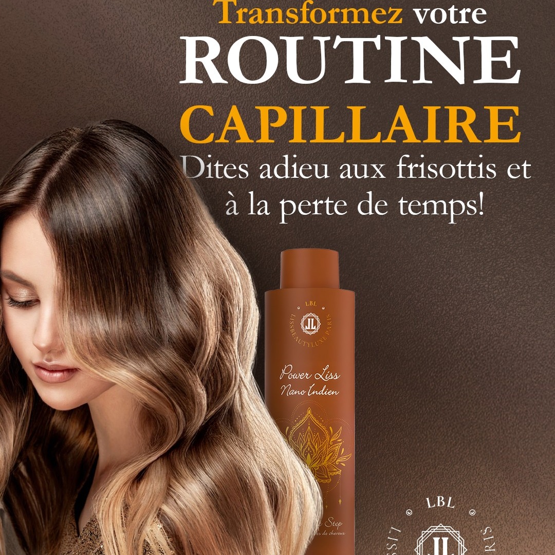 Kit De Lissage Brésilien Power Liss Nano Indien - à L'huile D'argan, Amla Et Beurre De Murumuru