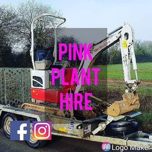Pink Construction Equipment Brazilian Backhoe Girl In The Pink