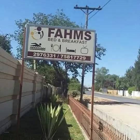 FAHMS B&B | Letlhakane