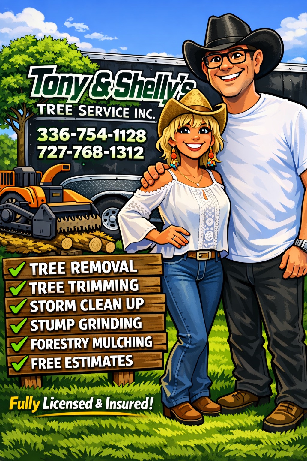 Tony & Shelly's Tree Service | Advance NC