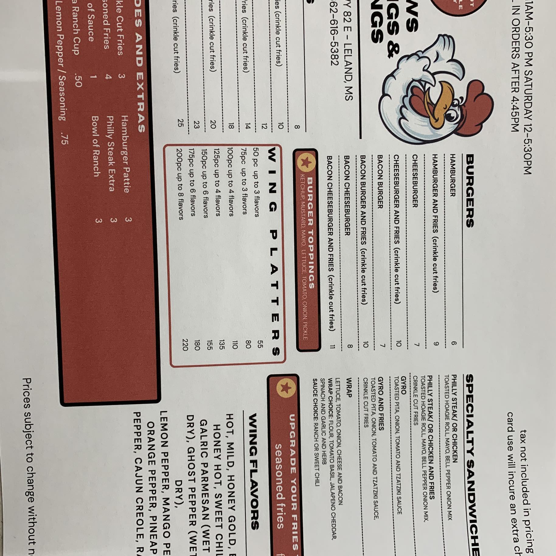 Maws Wings & Things | Leland MS