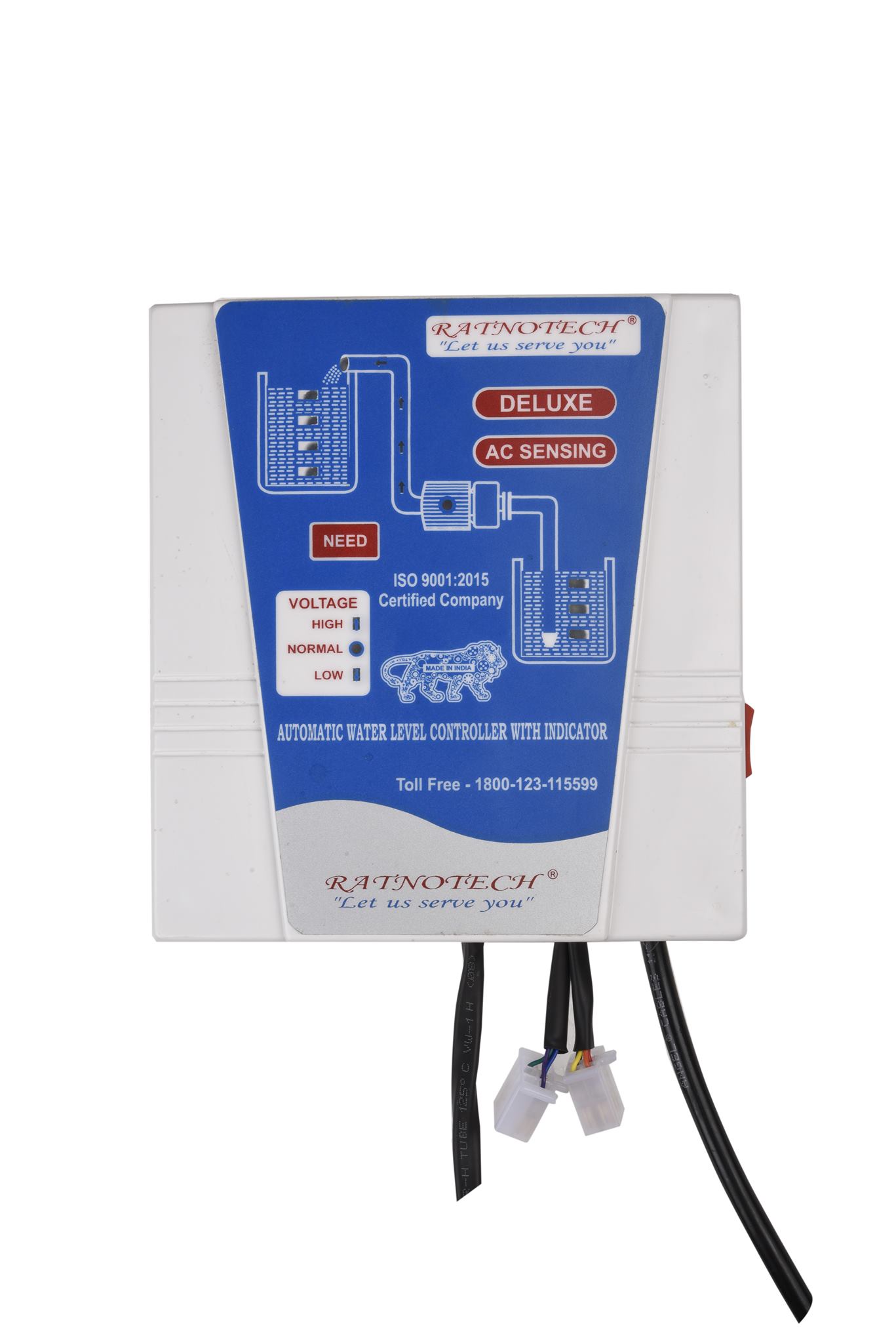 Fully Automatic Water Level Controller and Indicating Light with Sensors