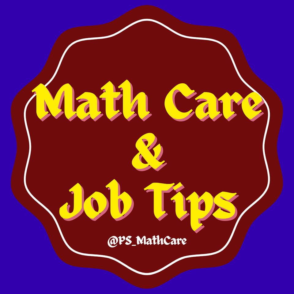 Math Care & Job Tips