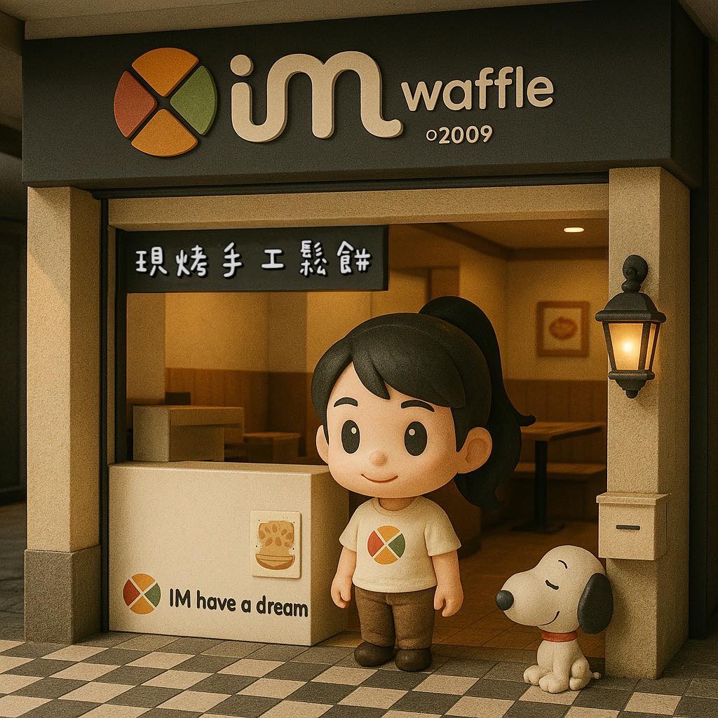 IMwaffle現烤手工鬆餅 - 今天Mling休假到成大附近閒晃，居然看到兩位可愛的女同學邊走邊聊天的跟我來到了相同的目的地，仔細一看 ...