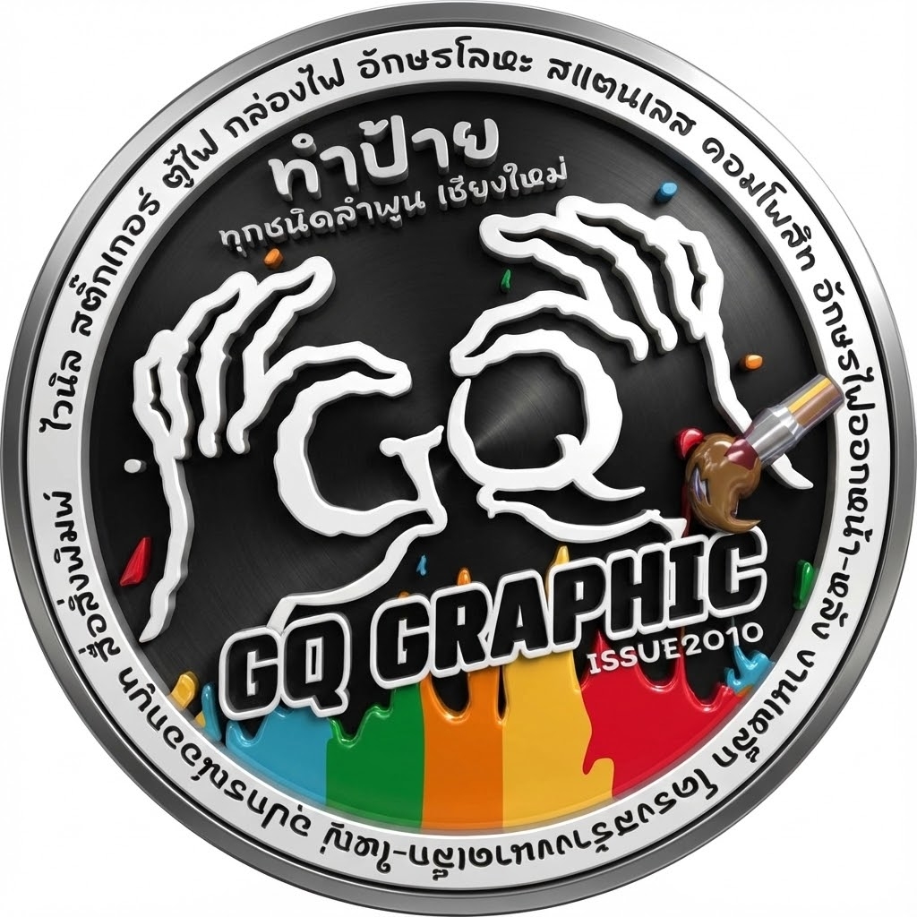 Gqgraphic ป้ายทุกชนิดลำพูนเชียงใหม่
