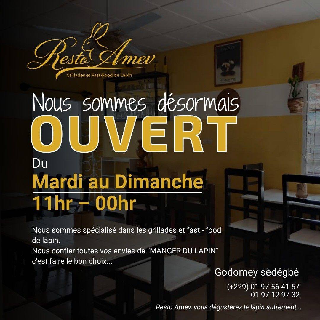 Resto AMEV - Bien le bonsoir à vous. Soucieux de toujours mieux vous ...
