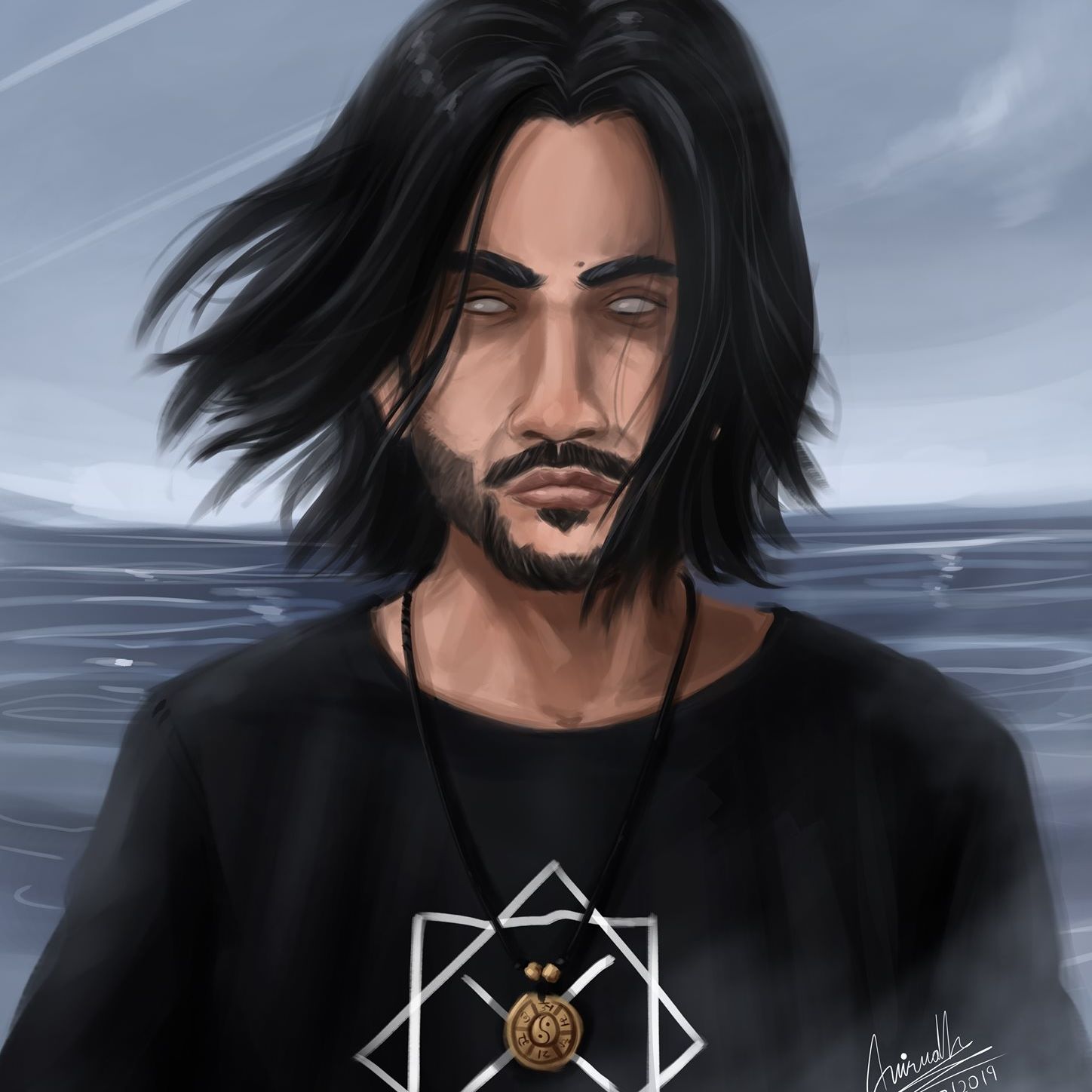 Ibis Paint X Artist | Hi! I'm currently drawing Garou from One Punch ...