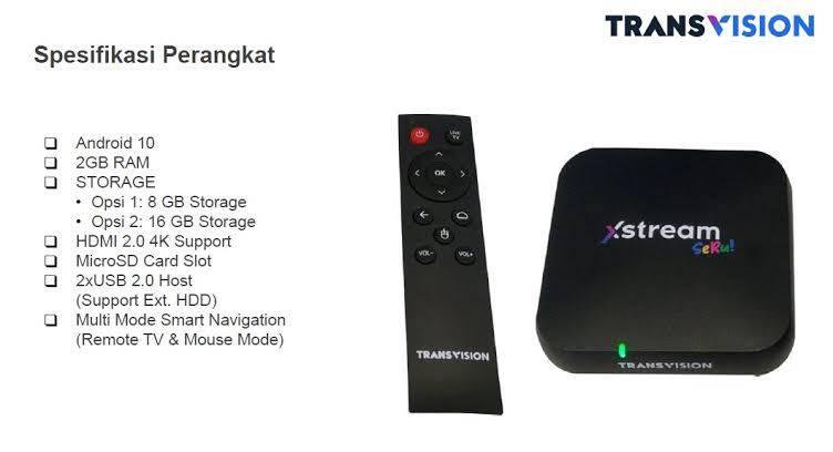 Pemasangan Transvision