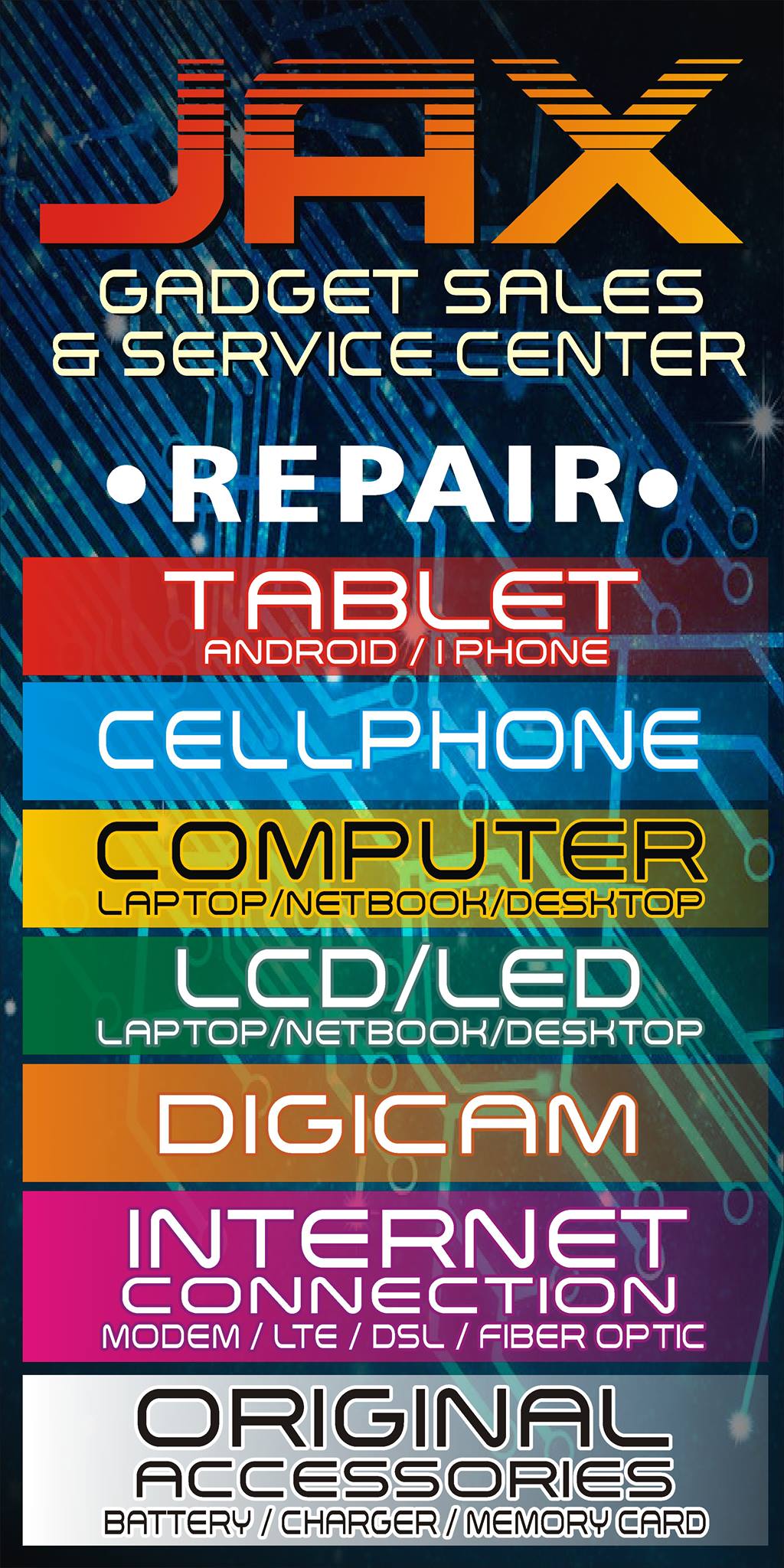 JAX Cellphone and Gadget Service Center