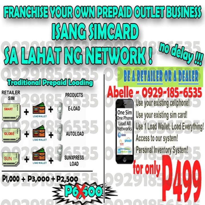One 1 Sim load all networks Telepreneur Loading Business