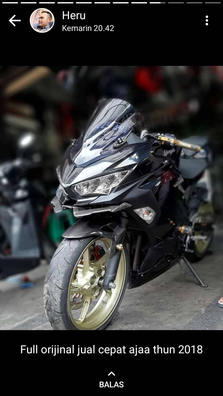 Modifikasi motor,karbon part