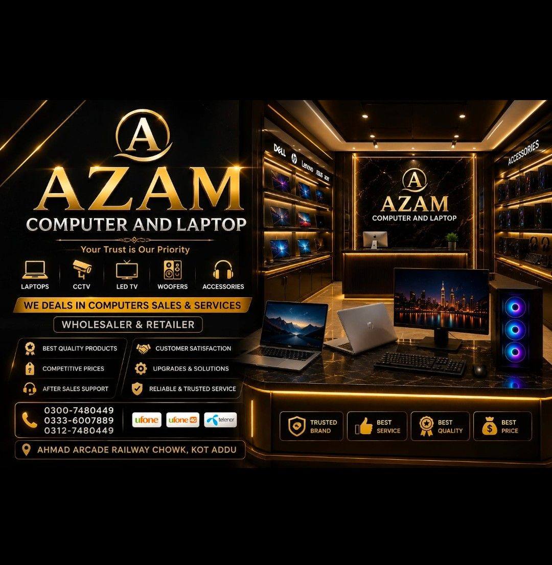 Azam Computer,s | Kot Addu