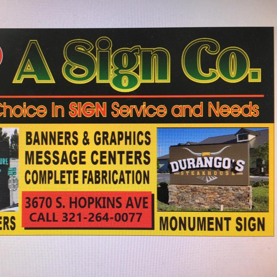 Sign Co A | Titusville FL