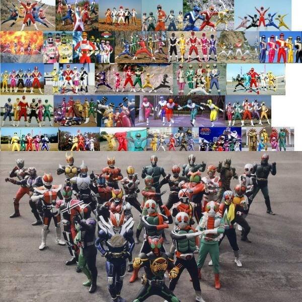 Banzai SUPER Sentai/kamen RIDER