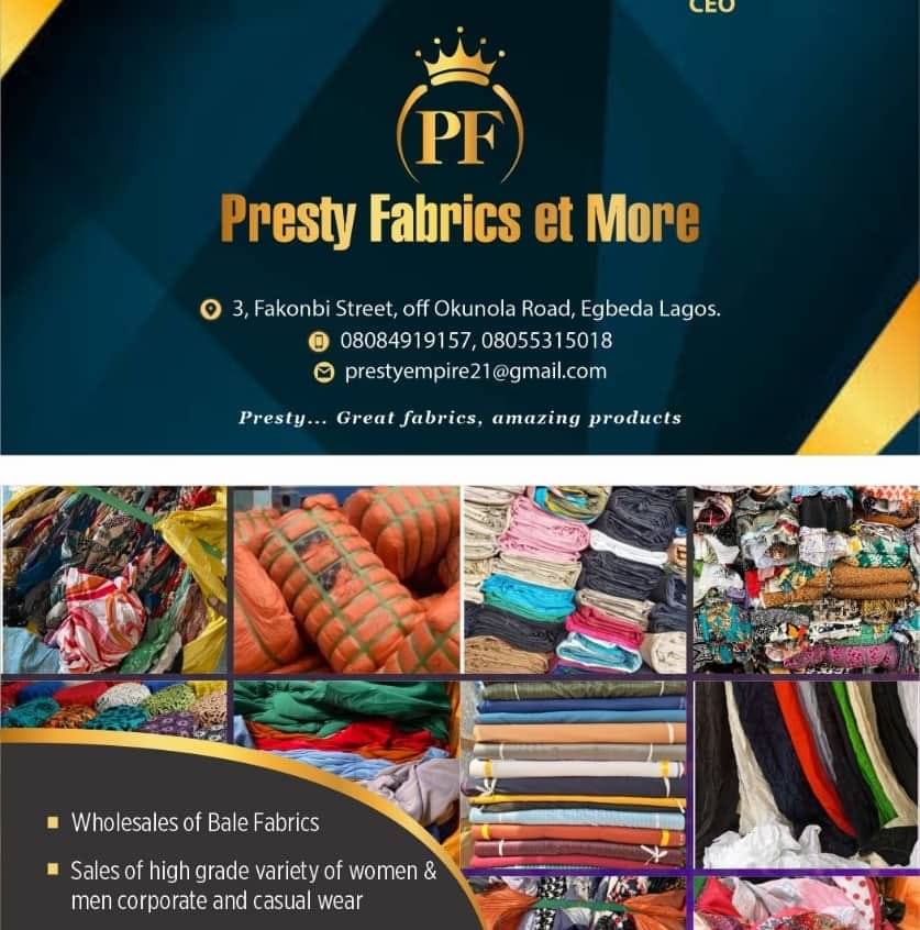 Presty fabrics et more