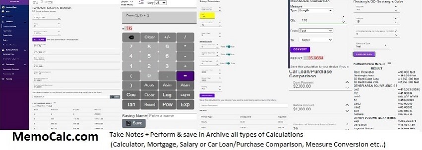 MemoCalc | Montreal QC
