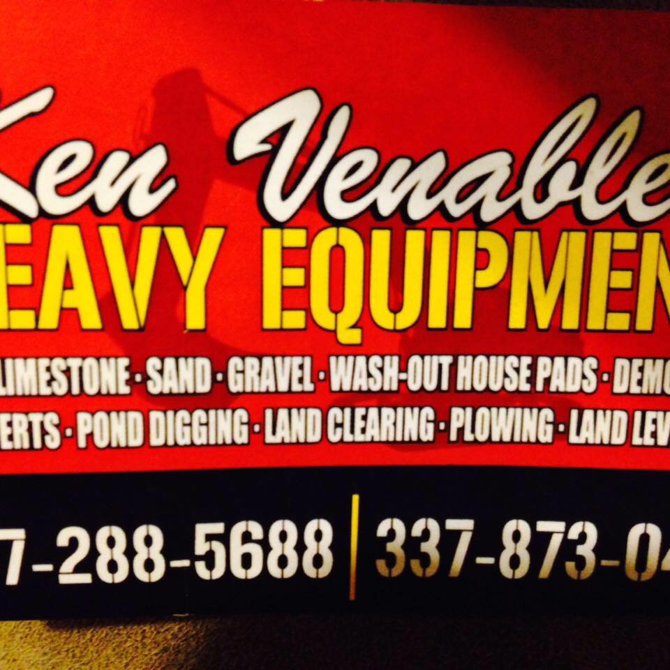 Ken Venable Heavy Equipment, Dirt-work & lawn weed & ant control ...