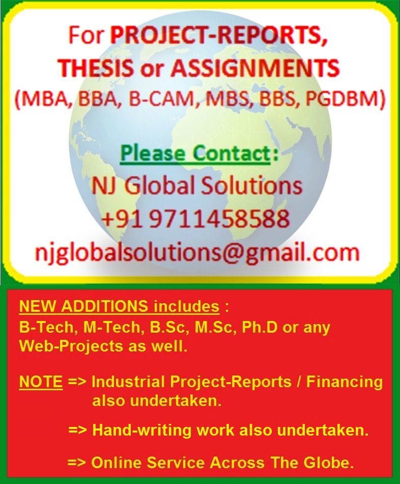 College Project-Reports, Thesis or Assignments