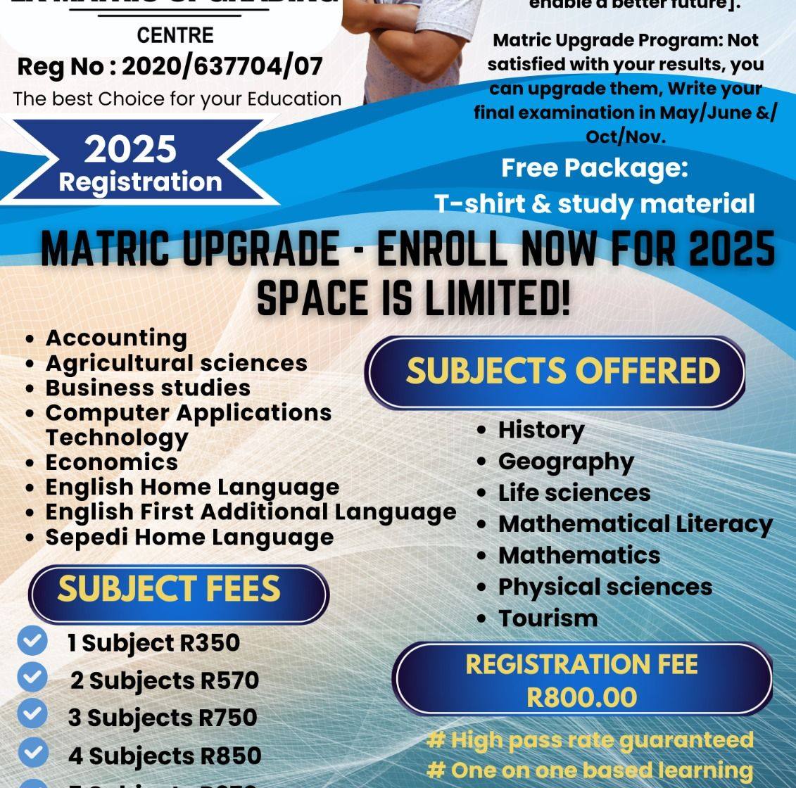 Lk Matric Upgrading