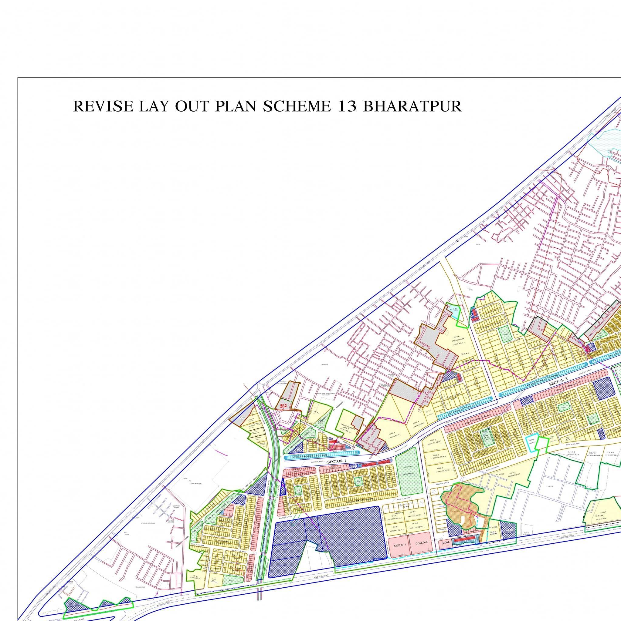 Property In Bharatpur - Revised layout plan scheme 13 Bharatpur ...