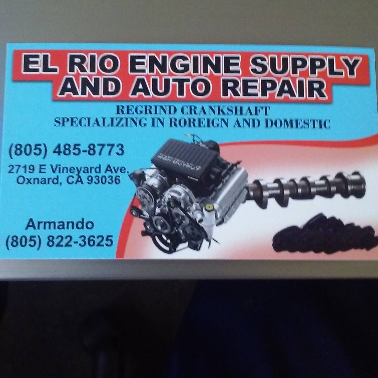 El Rio Engine Supply | Oxnard CA