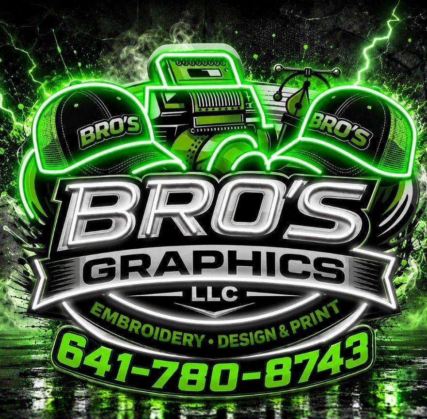Bro's Graphics & Embroidery | New Sharon IA