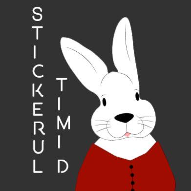 Stickerul timid