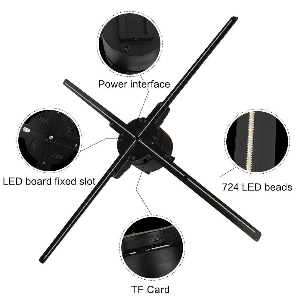 Best 3D Hologram Fan Displayer/3D Hologram LED Fan/3D Holographic advertisi
