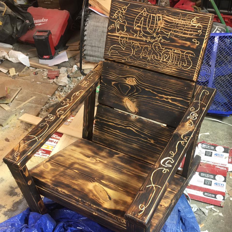 Knot Rotten Wood Engraving & Furniture