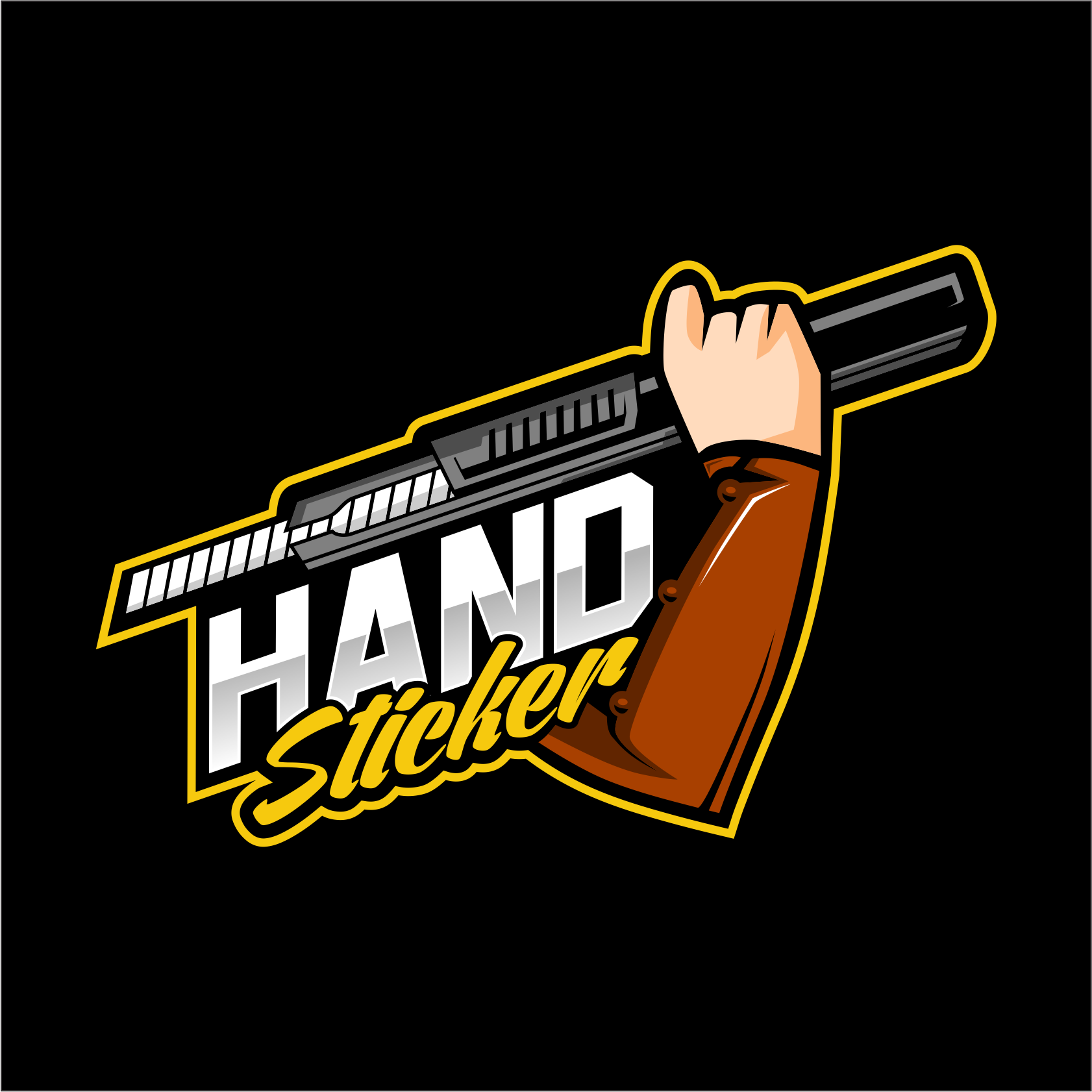 Hand Sticker | Yogyakarta City