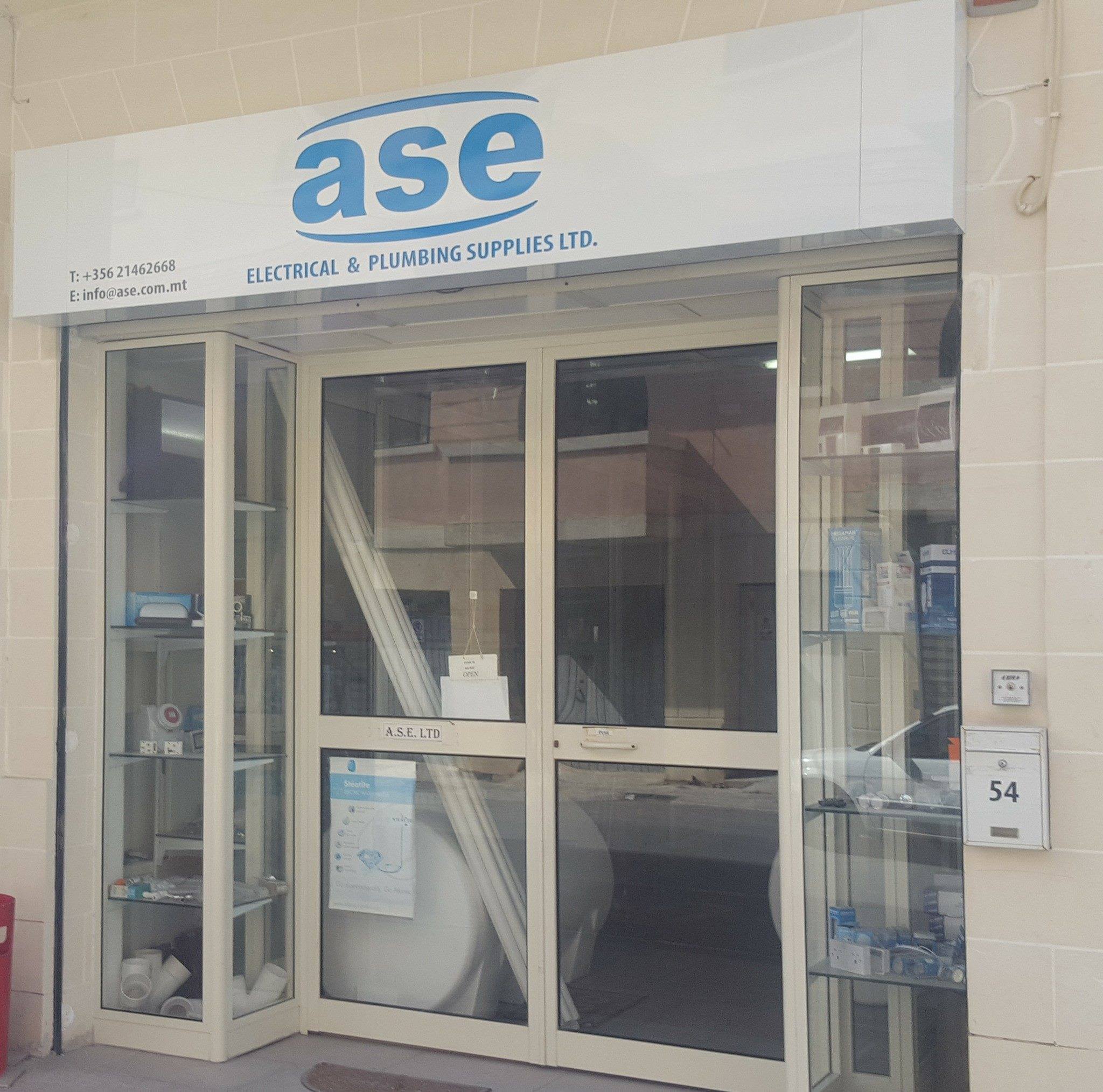 ASE electrical & plumbing supplies | Ħaz-Zebbug