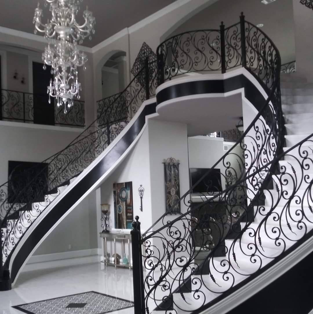 Dallas forth worth We make custom floating stairs treads and railing ...