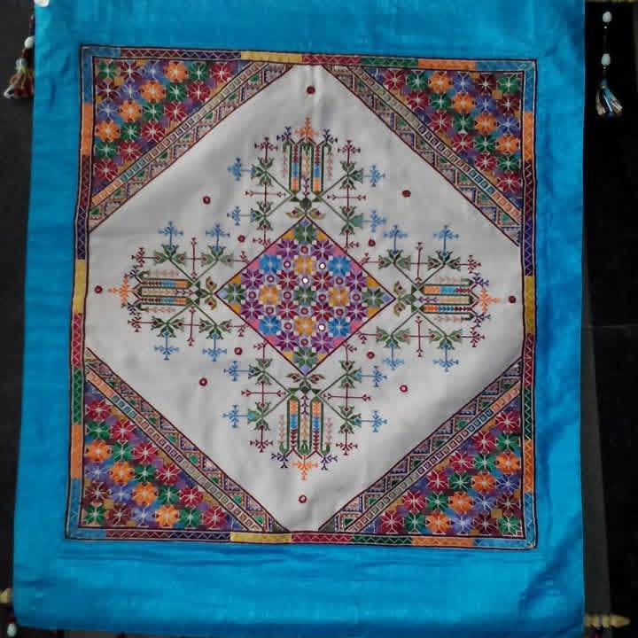 #Kalacotton#Duppatta#Soofhandembroidery#Craftofindia# | Soof Hand ...