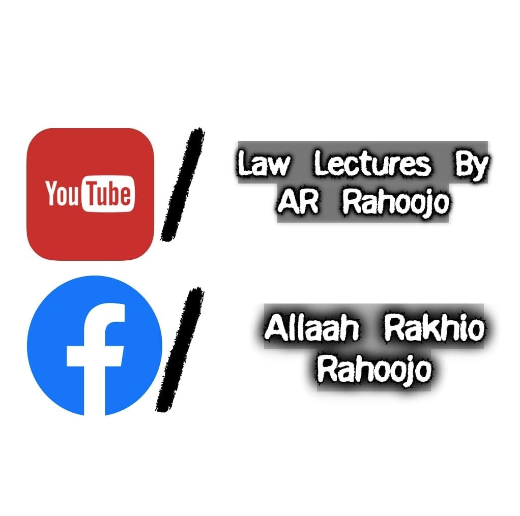 Law Lectures By AR Rahoojo | Jam Shoro