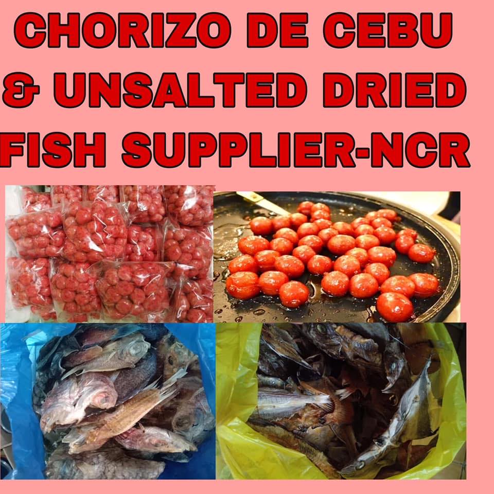 Chorizo de Cebu and Unsalted Dried Fish Supplier-NCR | Bacoor