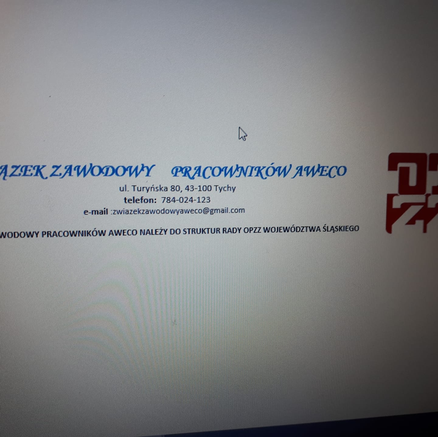 Związek Zawodowy Pracowników AWECO | Tychy