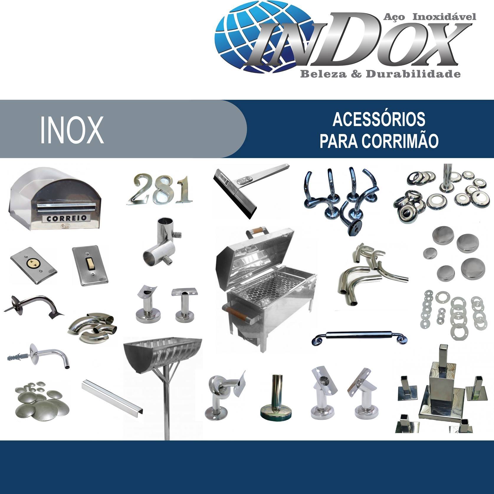 Indox Inox - Acessorios Corrimão | Timóteo MG