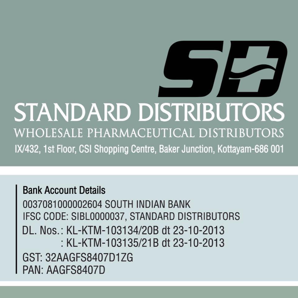 Standard Distributors & Drug House | Kottayam
