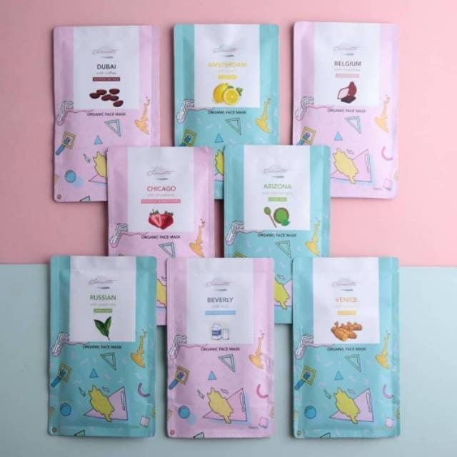 Masker organik pinkroulette